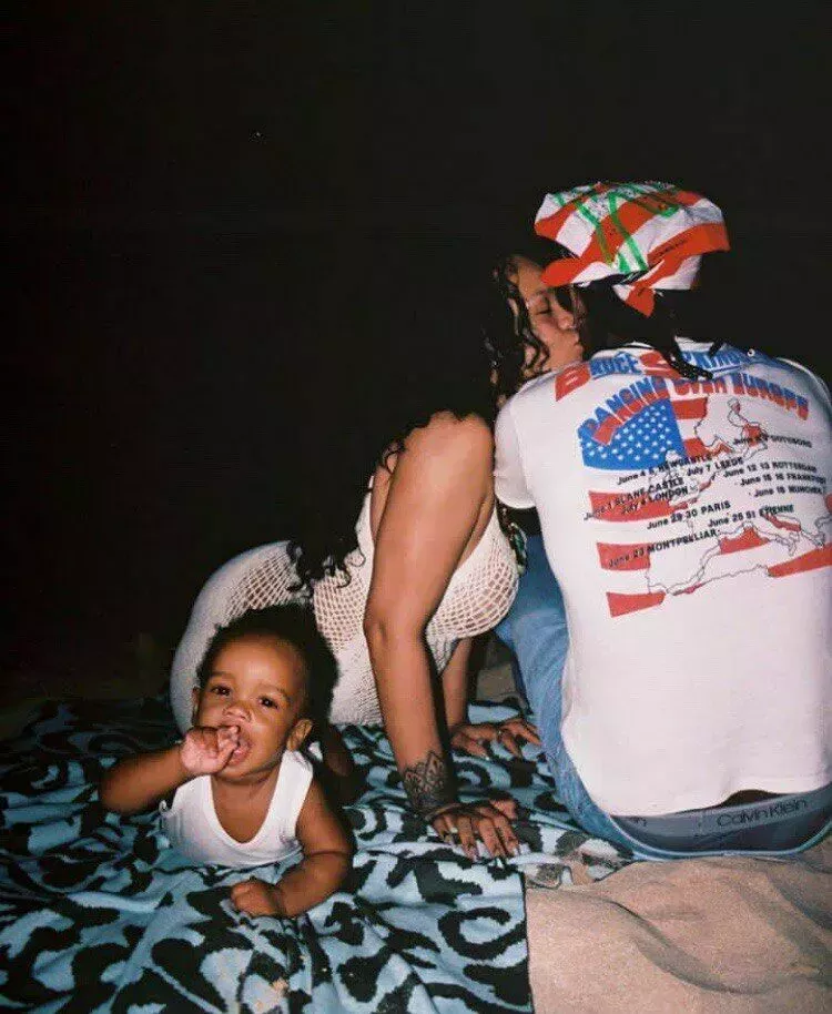 Рианна и A$AP Rocky с сыном