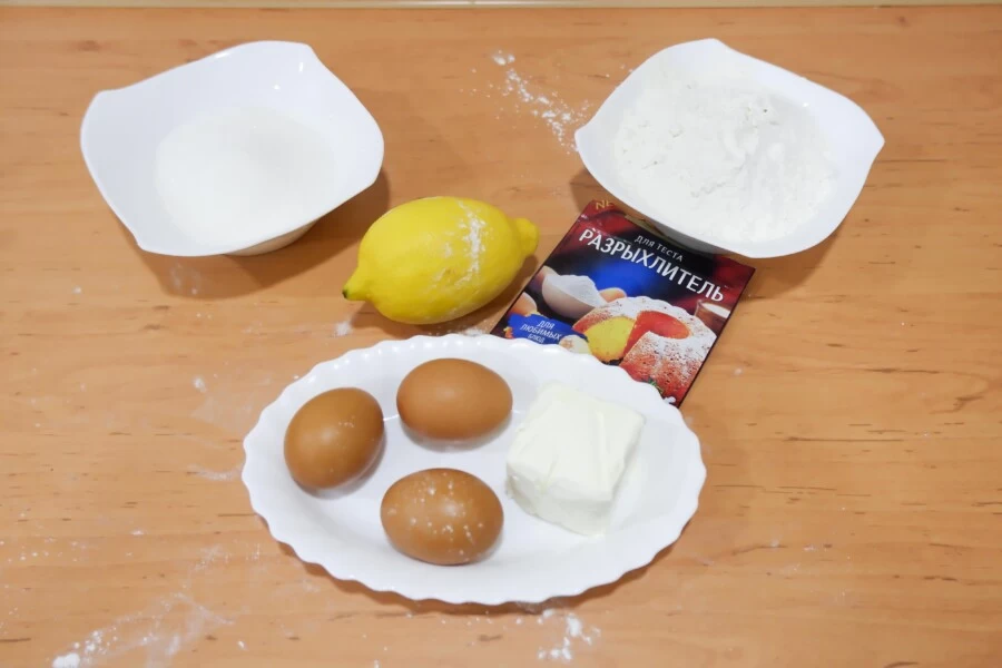 Лимонные кексы простые