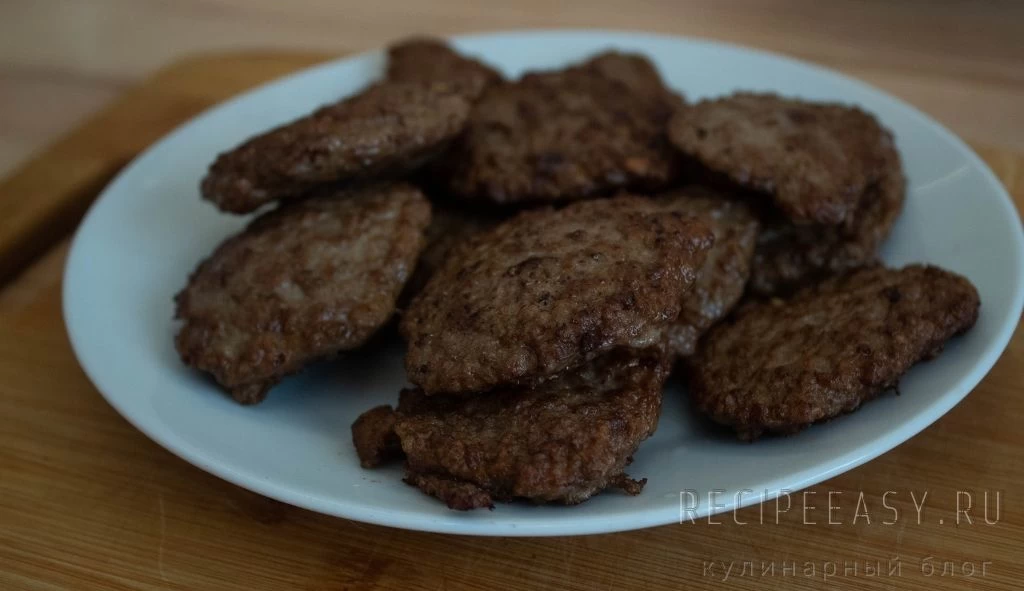 Оладьи из говяжьей печени