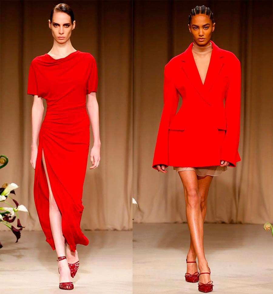 Красное платье Jason Wu