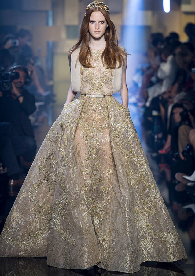 Elie Saab платье из коллекций Haute Couture