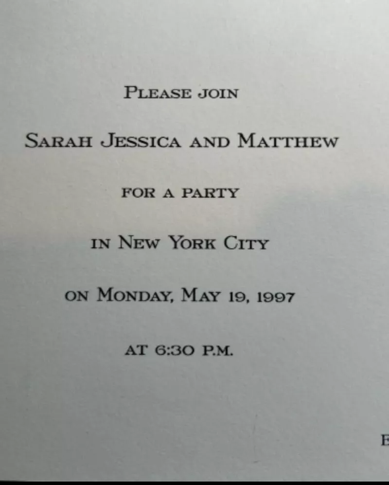 Сара Джессика Паркер поделилась редкими свадебными кадрами в 25-ю годовщину