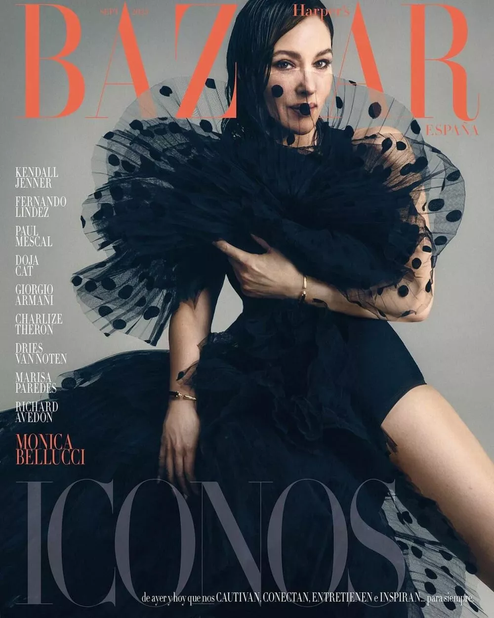 Моника Беллуччи на обложке Harper's Bazaar