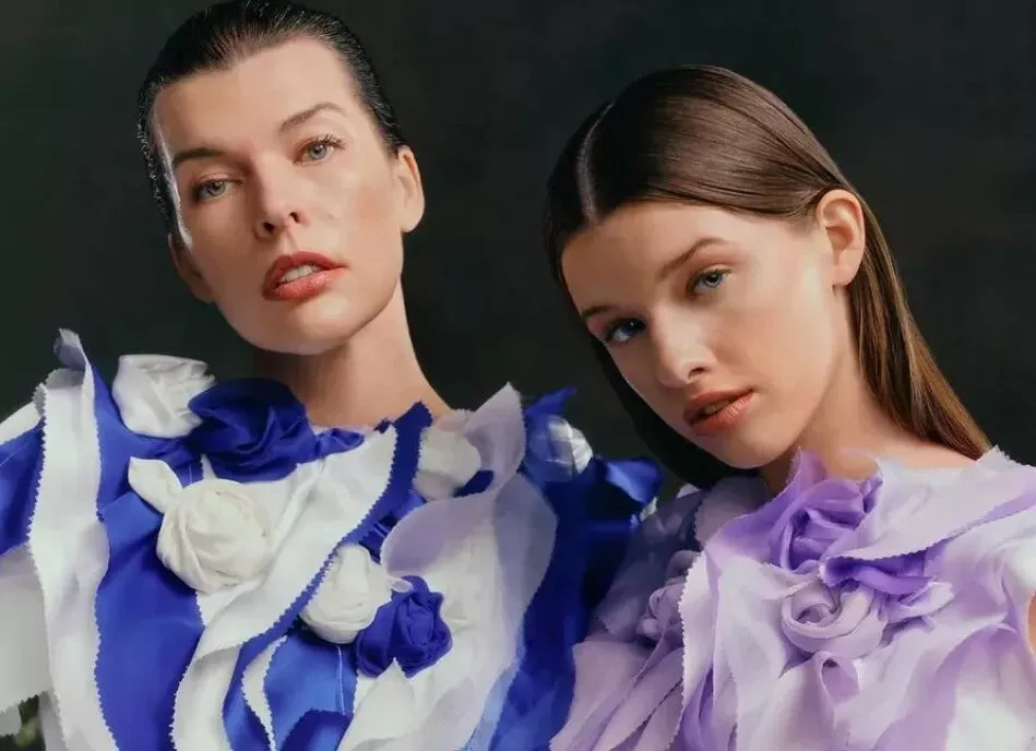 Милла Йовович и ее дочь Эвер Андерсон снялись в рекламной кампании модного бренда