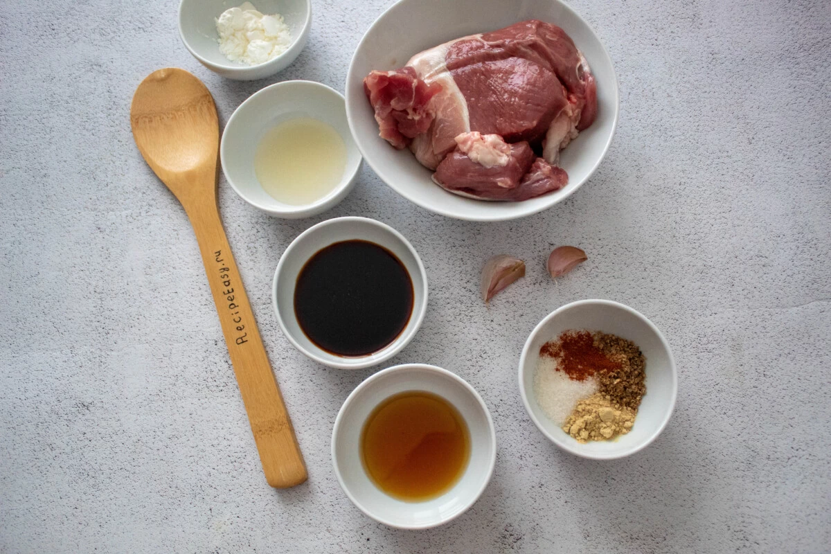 Фото приготовления рецепта: Мясо свинины по корейски - шаг №1